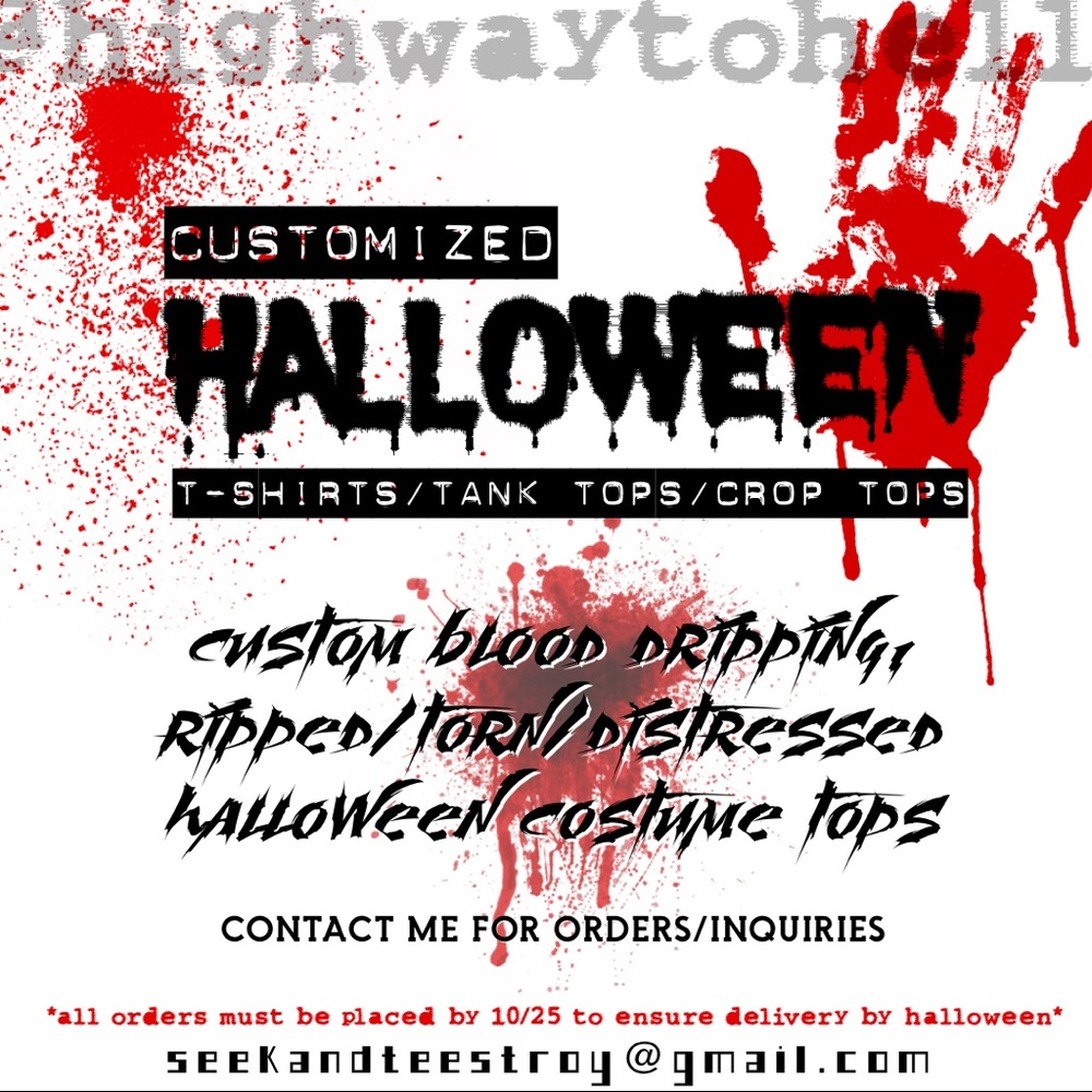 ORDER YOUR CUSTOMIZED HALLOWEEN TOP!